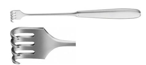 ФОЛЬКМАН РЕТРАКТОР 4-ЗУБ. ГОСТР. 9X19MM 225MM